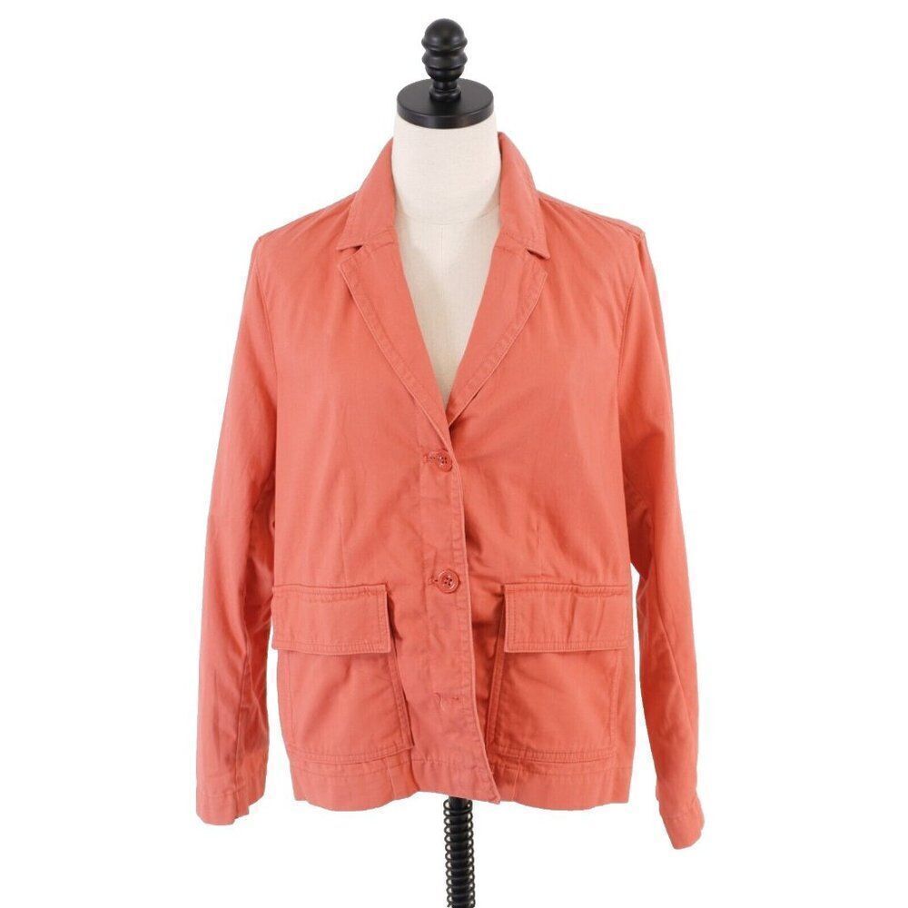 Eddie Bauer PXL Legend Wash Canvas Peach Utility Jacket‎